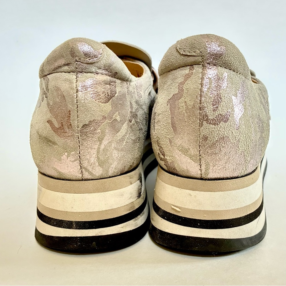 Softwaves Cadie Leather Wedge Platform Sneaker Co… - image 6